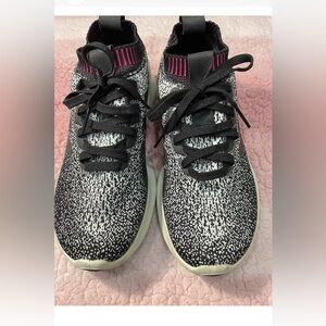 Adidas Purebounce Women's Size  8 Running Shoes Black Pink Athletic Sneakers